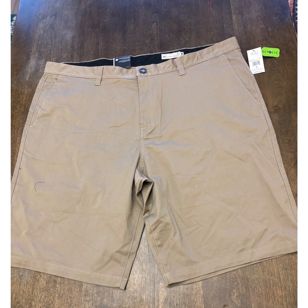 Volcom Frickin Modern Stretch Khaki Chino Shorts Mens 46 A0912300 New
